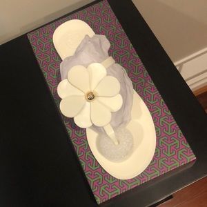 Tory Burch Flower Jelly Thong.  Brand new in box.